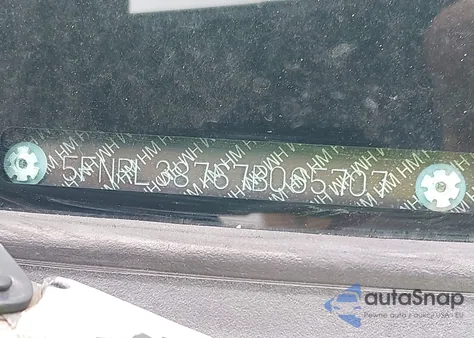 2007 Honda Odyssey Ex-L from USA, damaged, VIN 5FNRL38767B065707